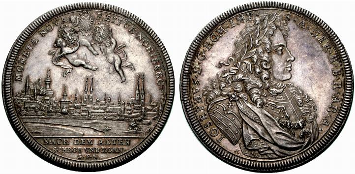 N&uuml;rnberg: N&uuml;rnberg, Doppeltaler 1706